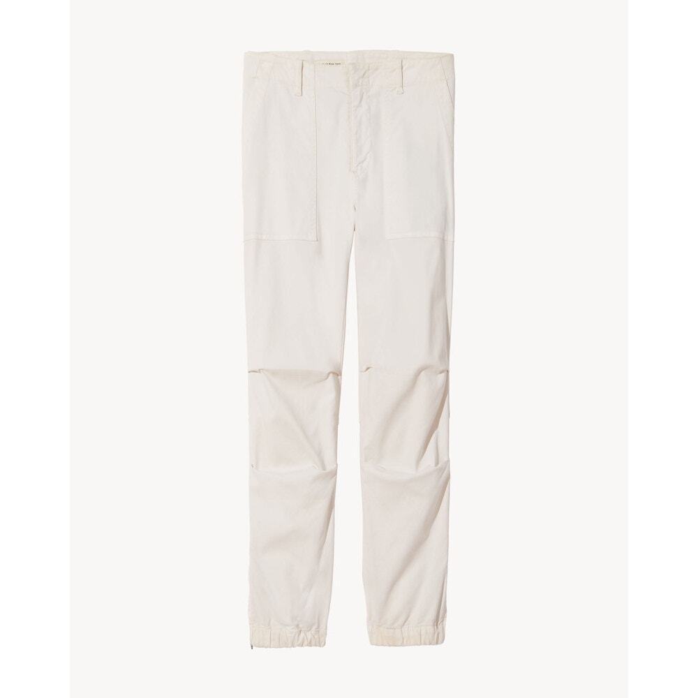 Nili Lotan Cropped Military Pants Eggshell Utility Cotton Stretch Size 6 - Picture 9 of 16